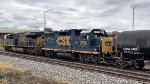 CSX 2724 is a rare bird in through freight service.